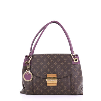 Louis Vuitton Olympe Handbag Monogram Canvas Brown 379023