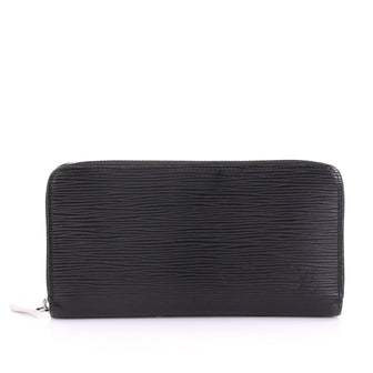 Louis Vuitton Zippy Wallet Epi Leather Black 379062