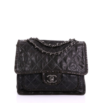 Chanel Paris-Edinburgh Square Flap Bag Quilted Aged 379081