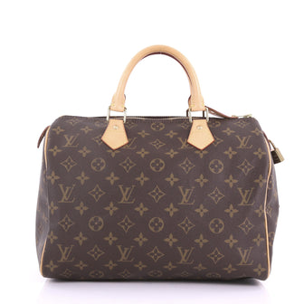 Louis Vuitton Speedy Handbag Monogram Canvas 30
