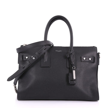 Saint Laurent Sac de Jour Souple Zip Tote Leather Small 379123