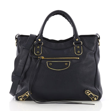 Balenciaga Velo Classic Studs Metallic Edge Handbag 3791801