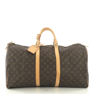 Louis Vuitton Keepall Bag Monogram Canvas 55 Brown 3792112