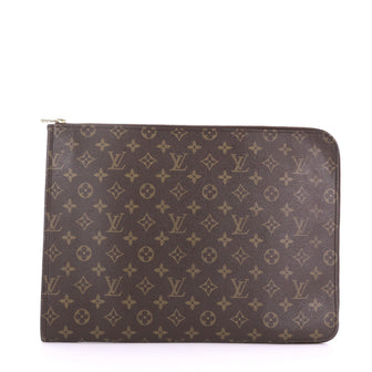 Louis Vuitton Poche Documents Monogram Canvas Brown 3792123