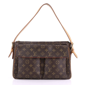 Louis Vuitton Viva Cite Handbag Monogram Canvas GM