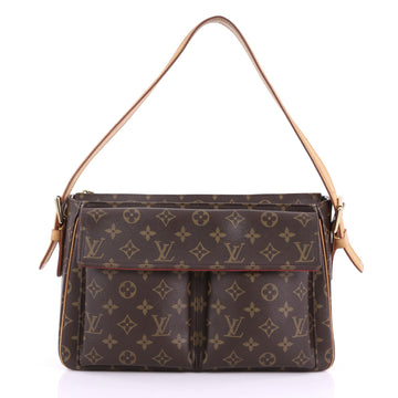 Louis Vuitton Viva Cite Handbag Monogram Canvas GM