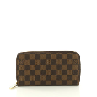 Louis Vuitton Zippy Wallet Damier - Designer Handbag Brown 3792132