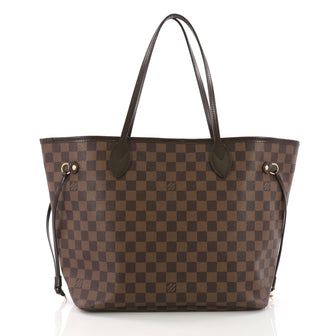 Louis Vuitton Neverfull Tote Damier MM Brown 3792136
