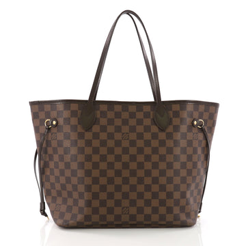 Louis Vuitton Neverfull Tote Damier MM Brown 3792136