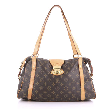 Louis Vuitton Stresa Handbag Monogram Canvas PM Brown 3792138