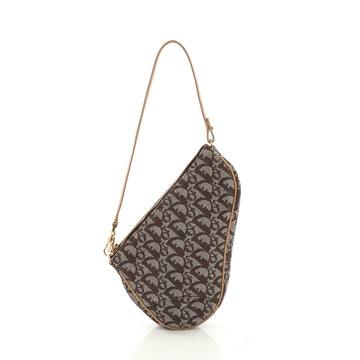 Christian Dior Vintage Saddle Bag Diorissimo Canvas Mini 3792162