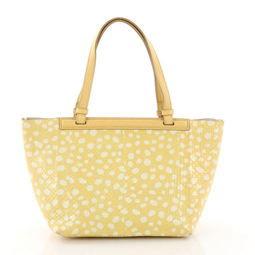 The Row Shopper Tote Snakeskin Mini Yellow 379271