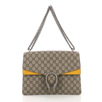 Gucci Dionysus Handbag GG Coated Canvas Medium Brown 379281