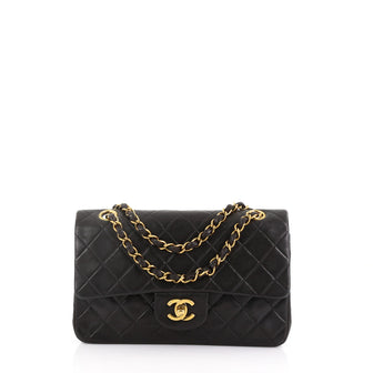 Chanel Vintage Classic Double Flap Bag Quilted Lambskin 379341