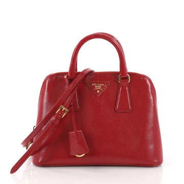 Prada Promenade Handbag Vernice Saffiano Leather Small 3793516