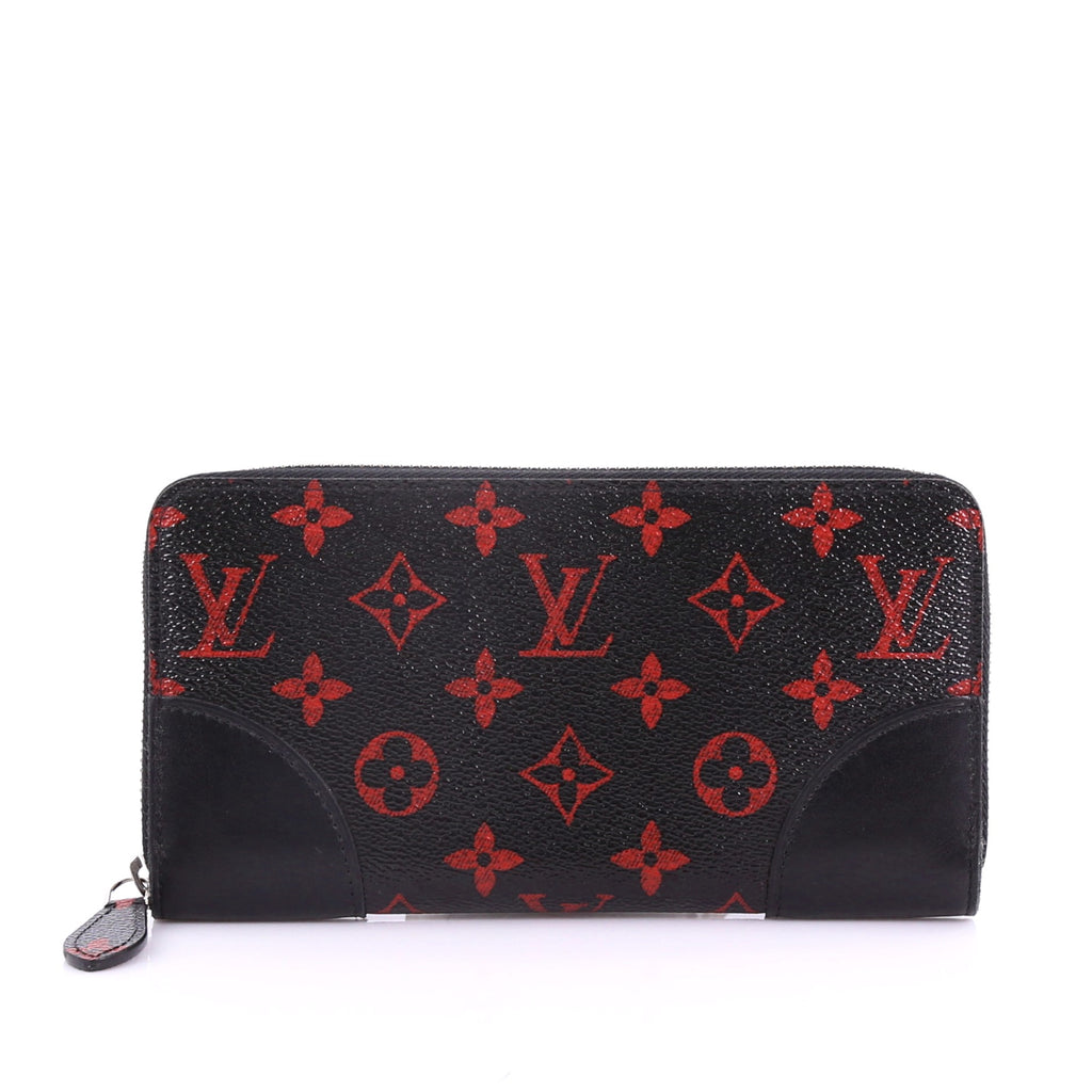 Louis Vuitton Zippy Wallet Limited Edition Monogram Infrarouge 37935