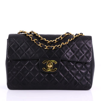 Chanel Vintage Classic Single Flap Bag Quilted Lambskin 3793527