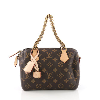 Louis Vuitton Model: Chain Speedy Bandouliere Bag Monogram Canvas 20 Brown 37935/67