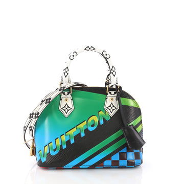 Louis Vuitton Alma Handbag Limited Edition Race Epi Green 3793573