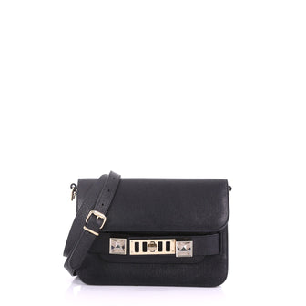 Proenza Schouler PS11 Crossbody Bag Leather Mini Black 379421