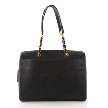  Chanel Model: Vintage Timeless Zip Tote Caviar Medium Black 37943/13