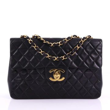 Chanel Vintage Classic Single Flap Bag Quilted Lambskin 3794324