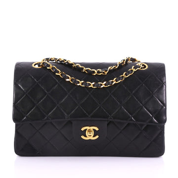 Chanel Vintage Classic Double Flap Bag Quilted Lambskin 3794328