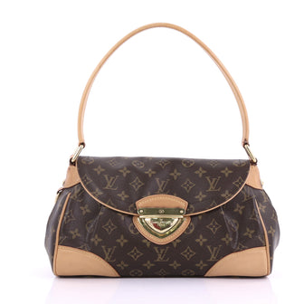 Louis Vuitton Model: Beverly Handbag Monogram Canvas MM  Brown 37949/25