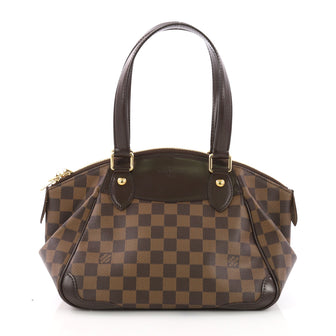 Louis Vuitton Verona Handbag Damier PM Brown 3794926