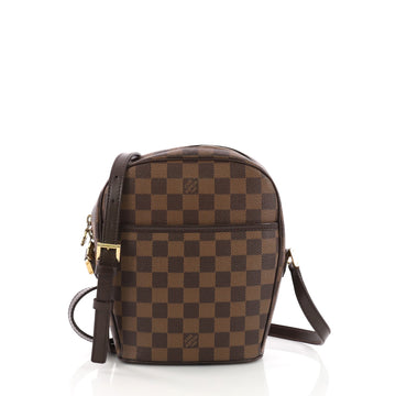 Louis Vuitton Ipanema Handbag Damier PM Brown 3794945