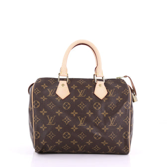 Louis Vuitton Speedy Handbag Monogram Canvas 25