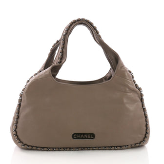 Chanel Modern Chain Around Shoulder Bag Leather Medium 379863