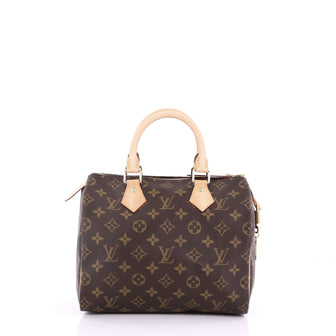 Louis Vuitton Speedy Handbag Monogram Canvas 25