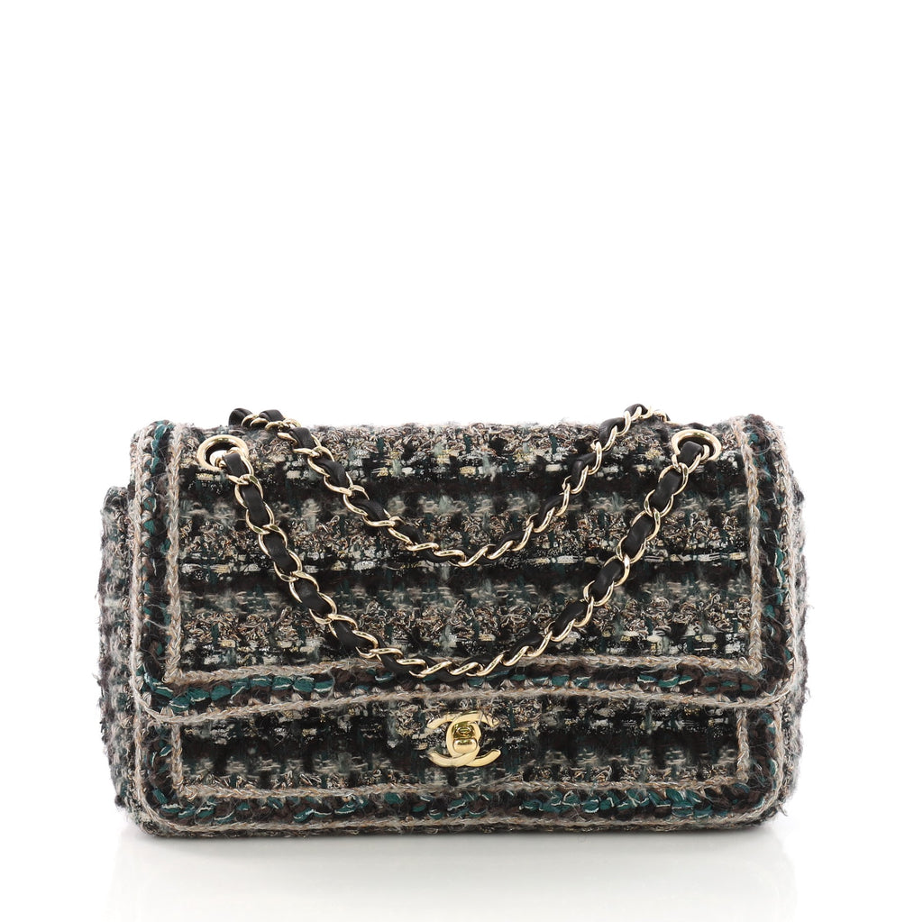 Chanel Paris-Hamburg Classic Tweed Rectangular Mini Flap Bag