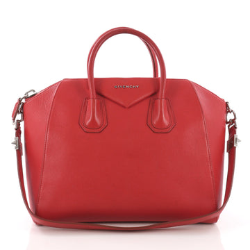 Givenchy Antigona Bag Leather Medium Red 3801501