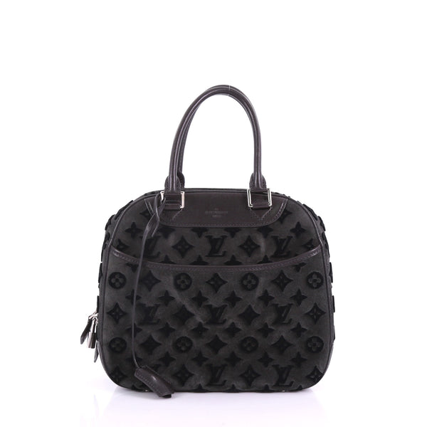Louis Vuitton Embossed Tuffetage Deauville Cube Bag