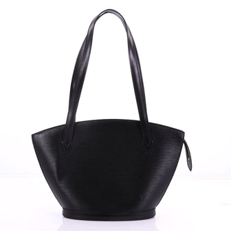Louis Vuitton Saint Jacques Handbag Epi Leather PM Black 3803732