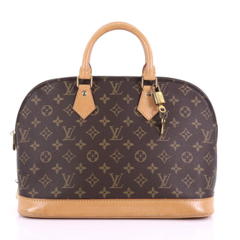 Louis Vuitton Vintage Alma Handbag Monogram Canvas PM 3803733