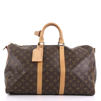 Louis Vuitton Keepall Bandouliere Bag Monogram Canvas 45 3803738
