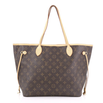 Louis Vuitton Neverfull Tote Monogram Canvas MM Brown 3803748