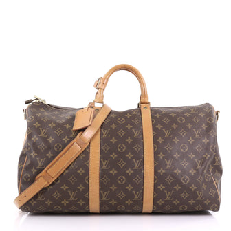 Louis Vuitton Keepall Bandouliere Bag Monogram Canvas 50 - Rebag - 38037/50
