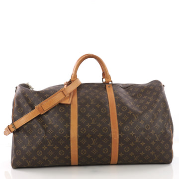 Louis Vuitton Keepall Bandouliere Bag Monogram Canvas 60 - Rebag