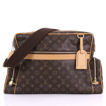 Louis Vuitton Sac Squash Handbag Monogram Canvas Brown 3803759