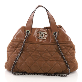 Chanel In The Mix Tote Quilted Iridescent Calfskin 3803764