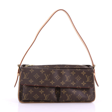 Louis Vuitton Viva Cite Handbag Monogram Canvas MM