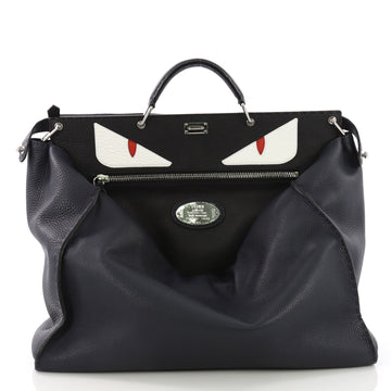 Fendi Selleria Peekaboo Monster Handbag Leather XL - Rebag