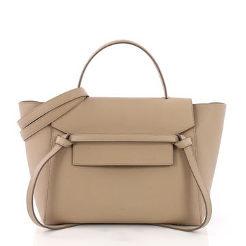 Celine Belt Bag Grainy Leather Mini Neutral 380398