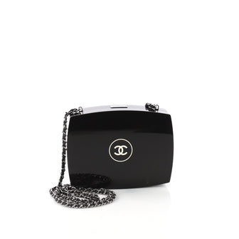 Chanel Model: Compact Powder Minaudiere Plexiglass Black 38048/3