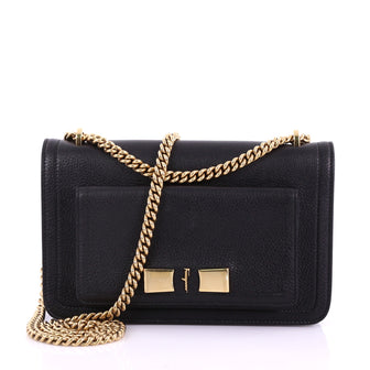 Salvatore Ferragamo Ginevra Shoulder Bag Leather Medium 380661