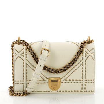 Christian Dior Diorama Flap Bag Studded Leather Medium 380751
